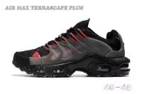 nike air max terrascape plus solde new black red